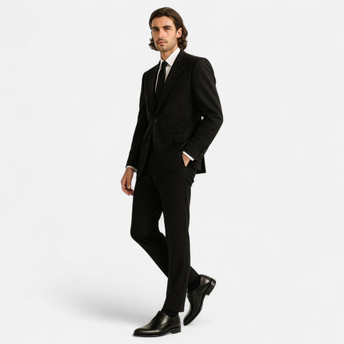 LACE-UP DRESS SHOES FOR MEN