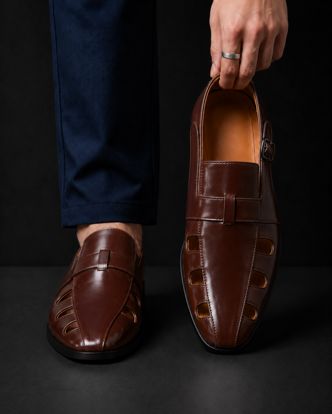 MONK-STRAP LOAFERS FOR MEN