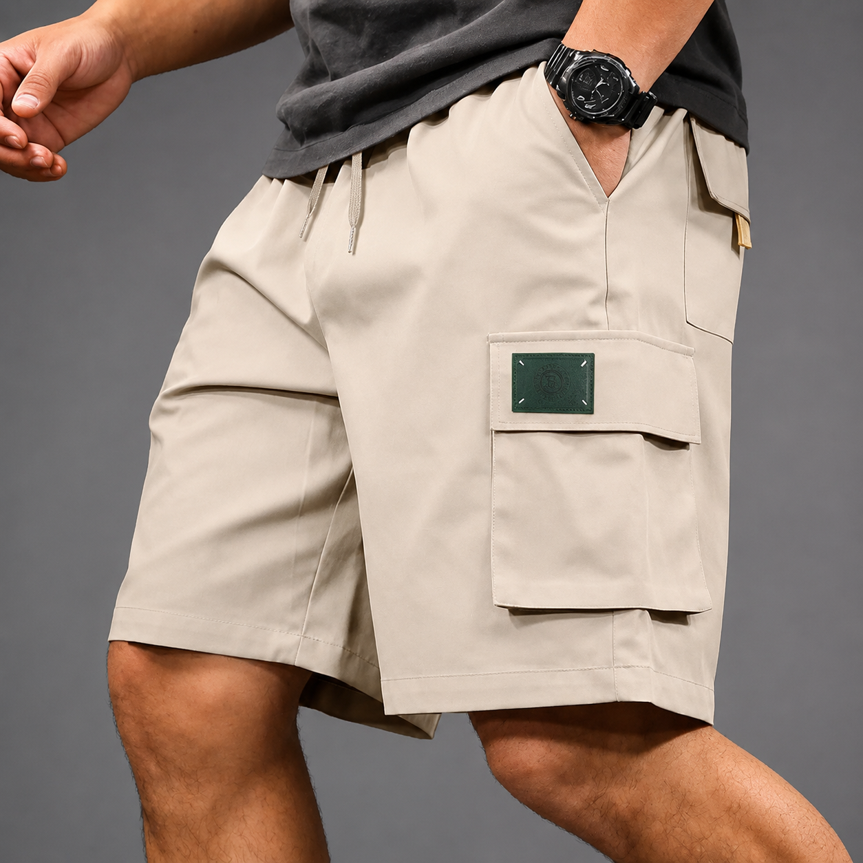 UTILITY POCKET SHORTS FOR MEN
