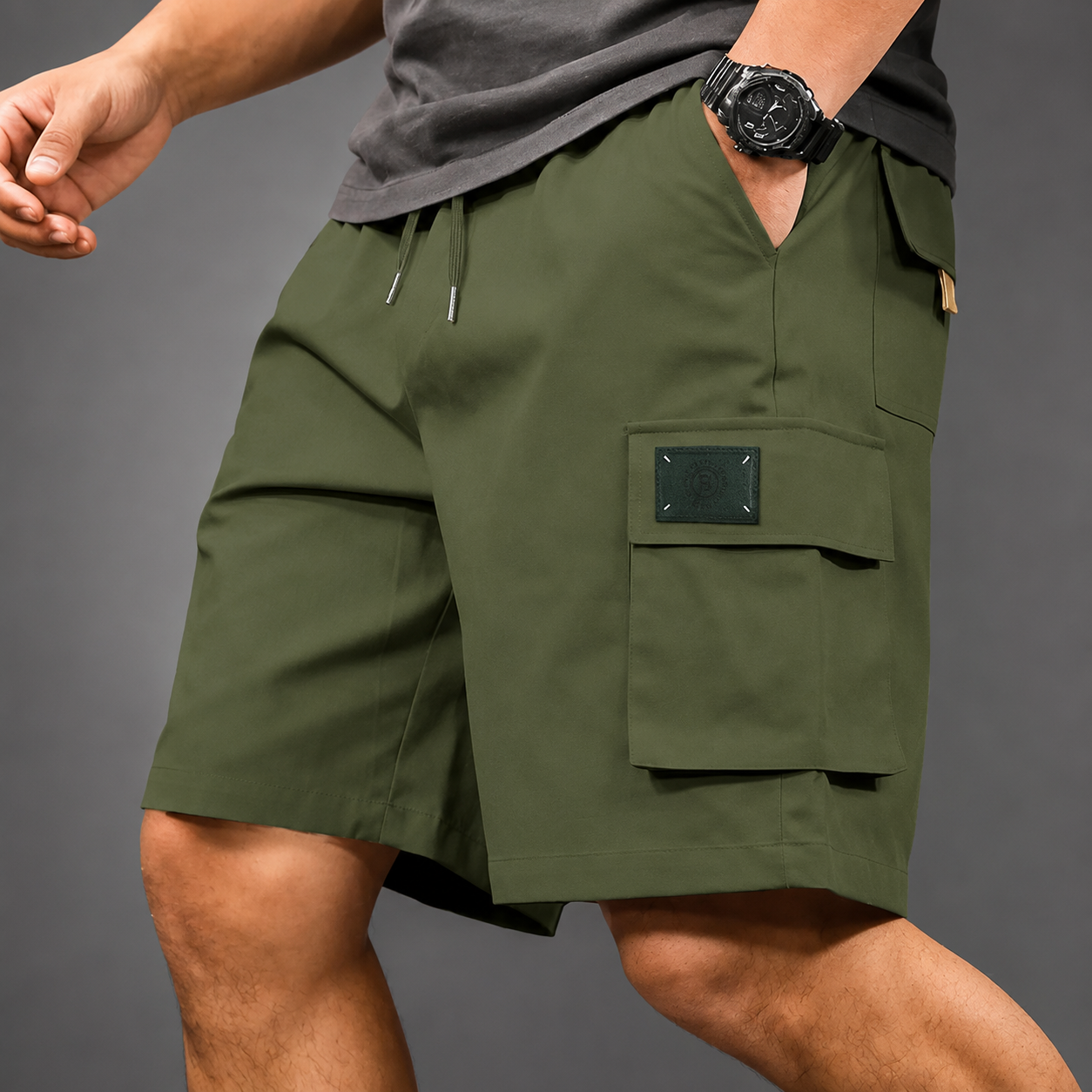 UTILITY POCKET SHORTS FOR MEN
