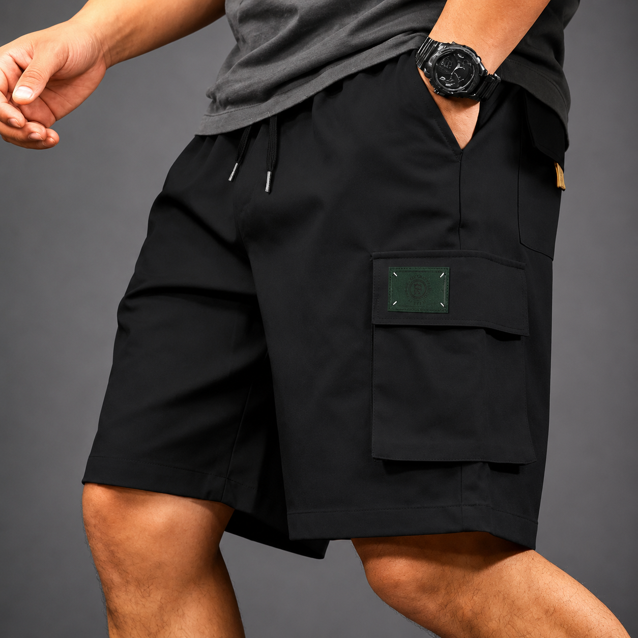 UTILITY POCKET SHORTS FOR MEN
