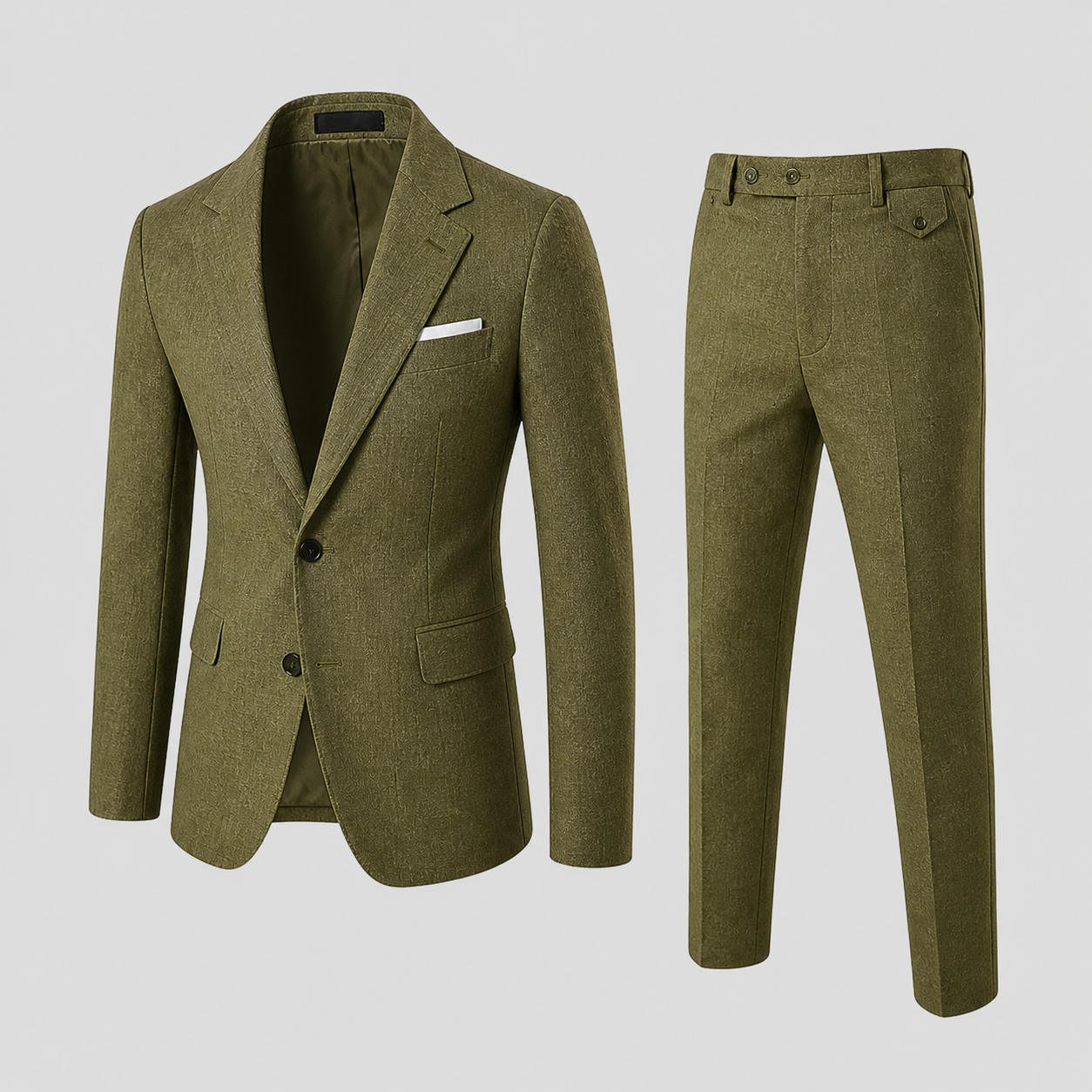 SLIM-FIT NYLON SUIT FOR MEN