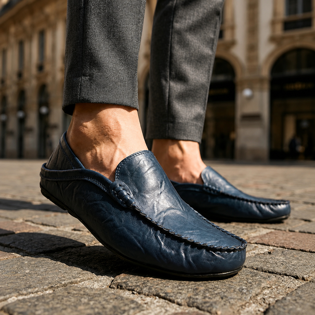 CUSHIONED CLASSIC LOAFERS FOR MEN