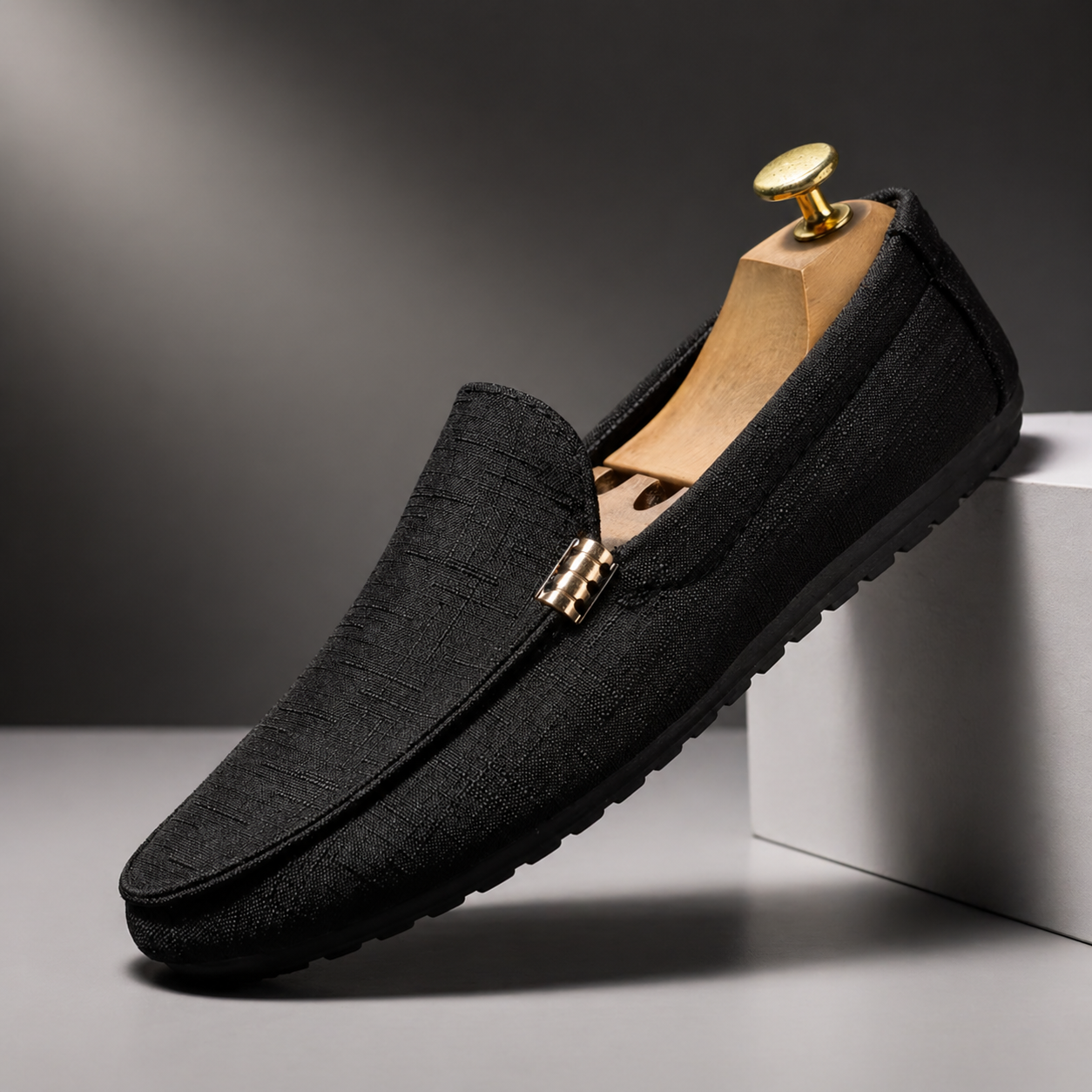 SLIP-ON CANVAS LOAFERS FOR MEN