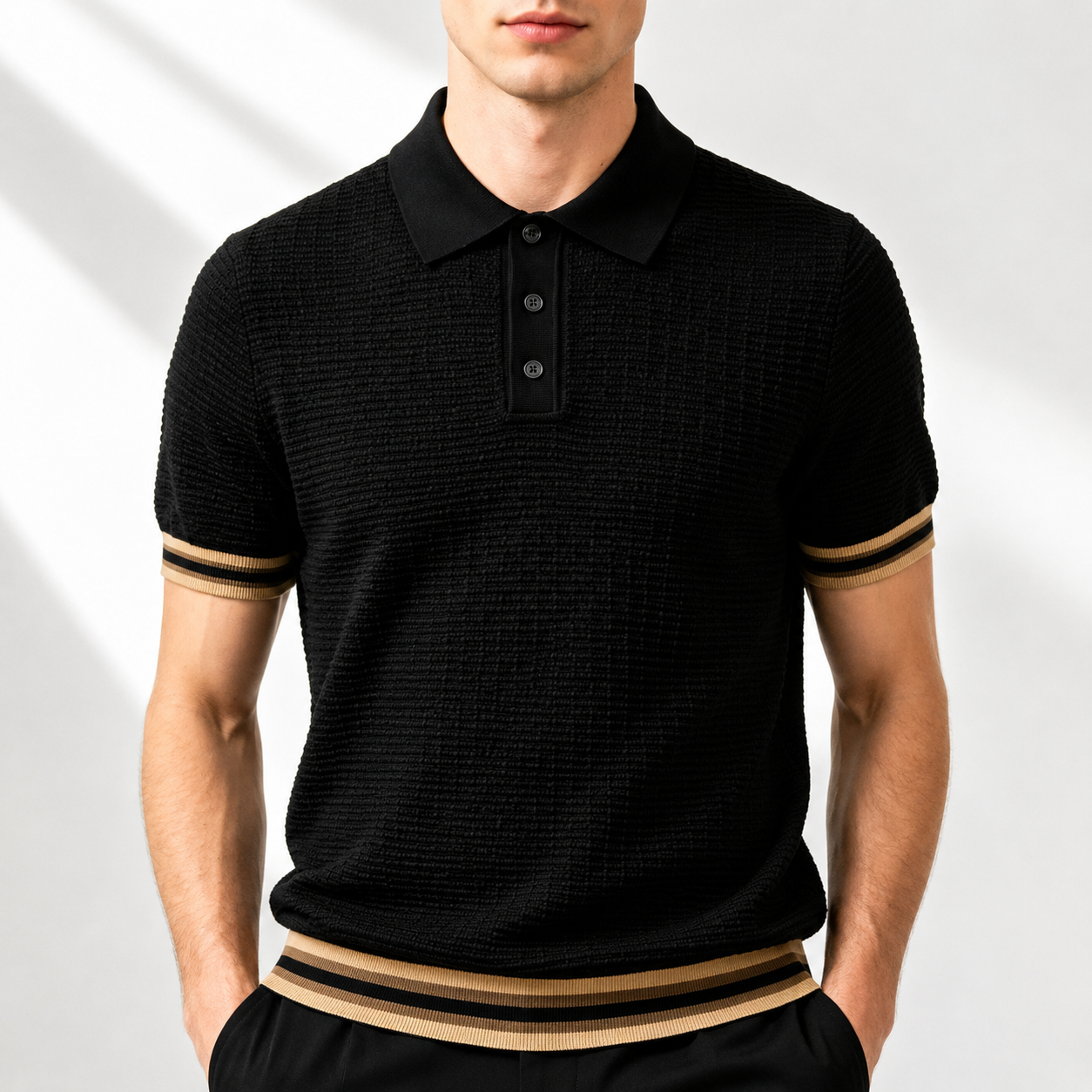 MODERN KNIT POLO FOR MEN