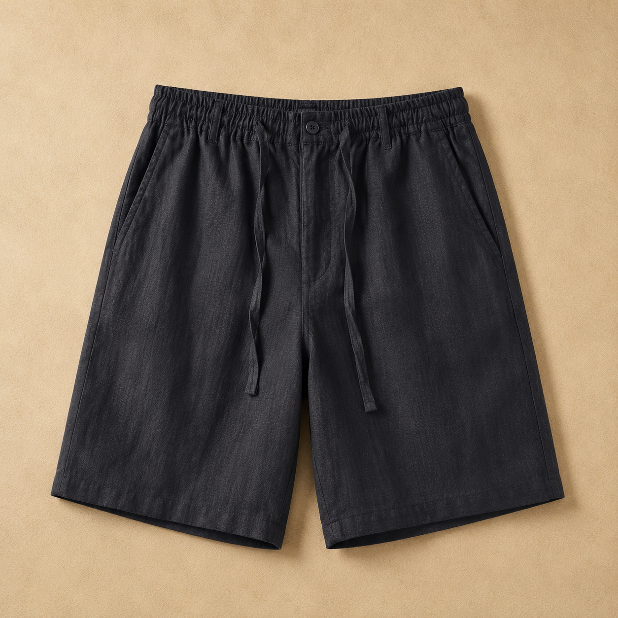 DRAWSTRING WAIST SHORTS FOR MEN
