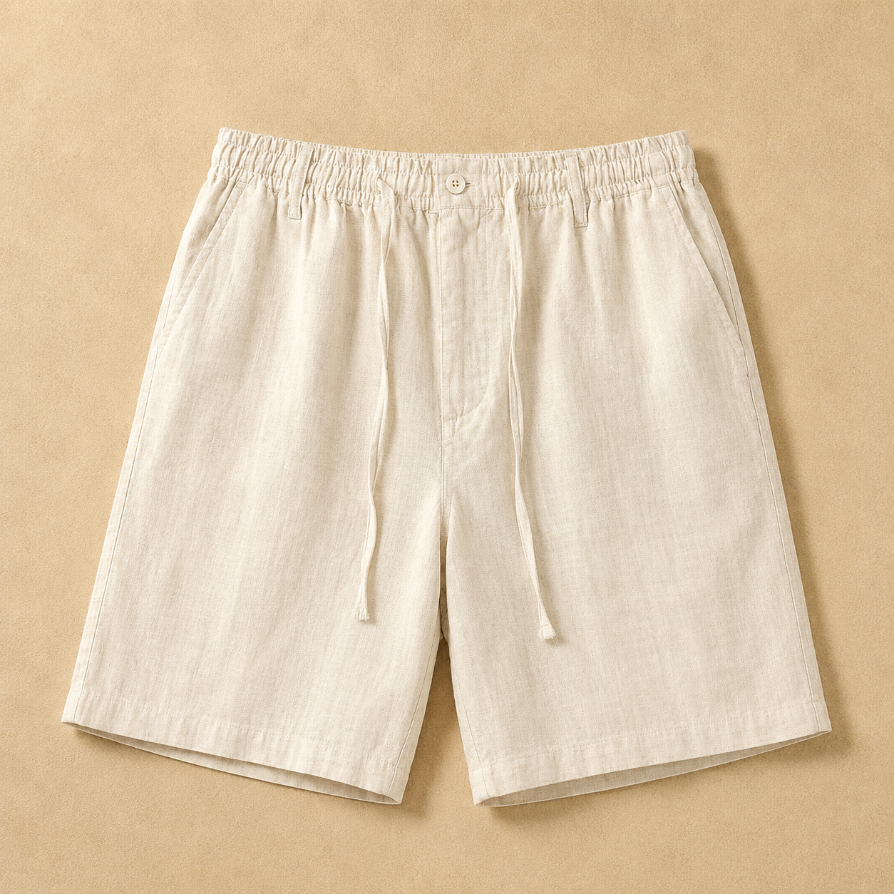 DRAWSTRING WAIST SHORTS FOR MEN
