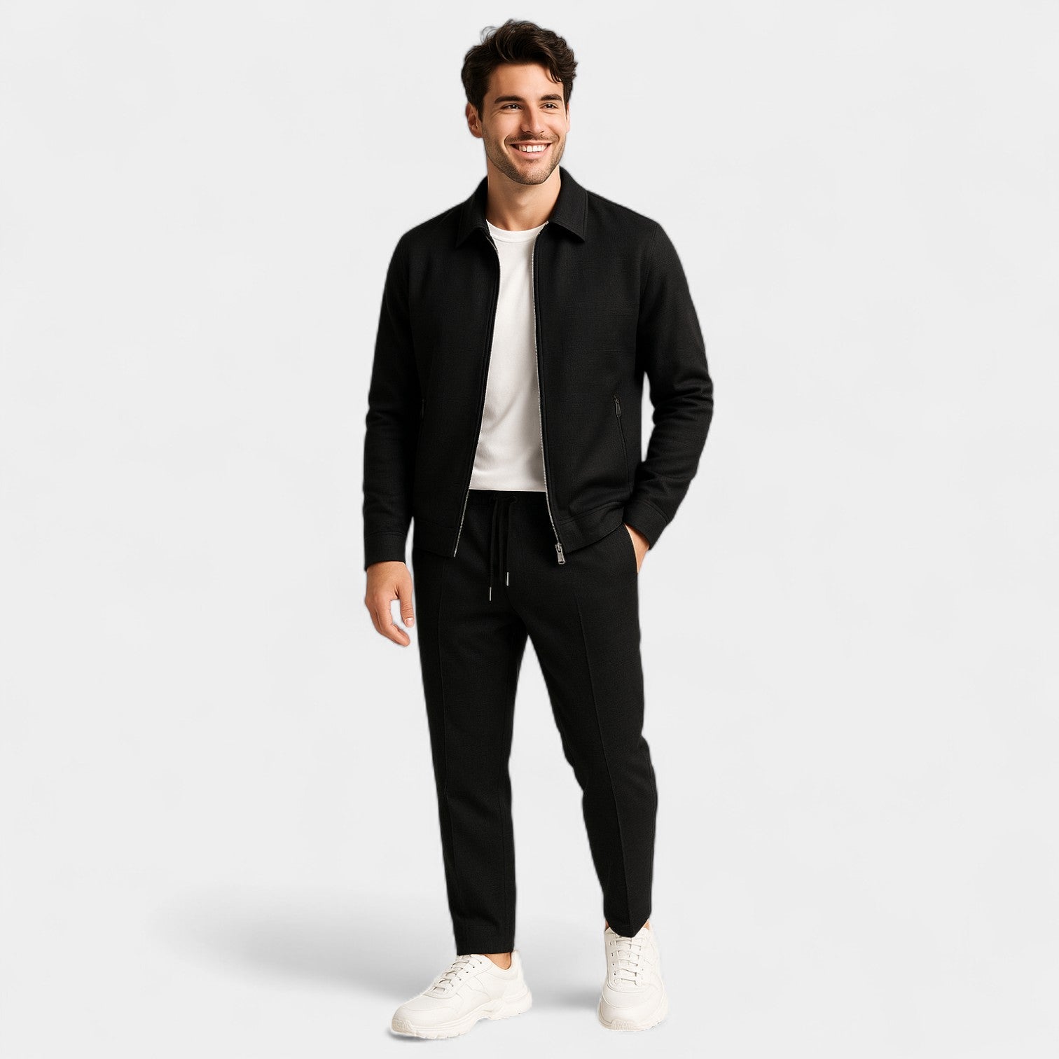 SLIM COTTON SUIT FOR MEN