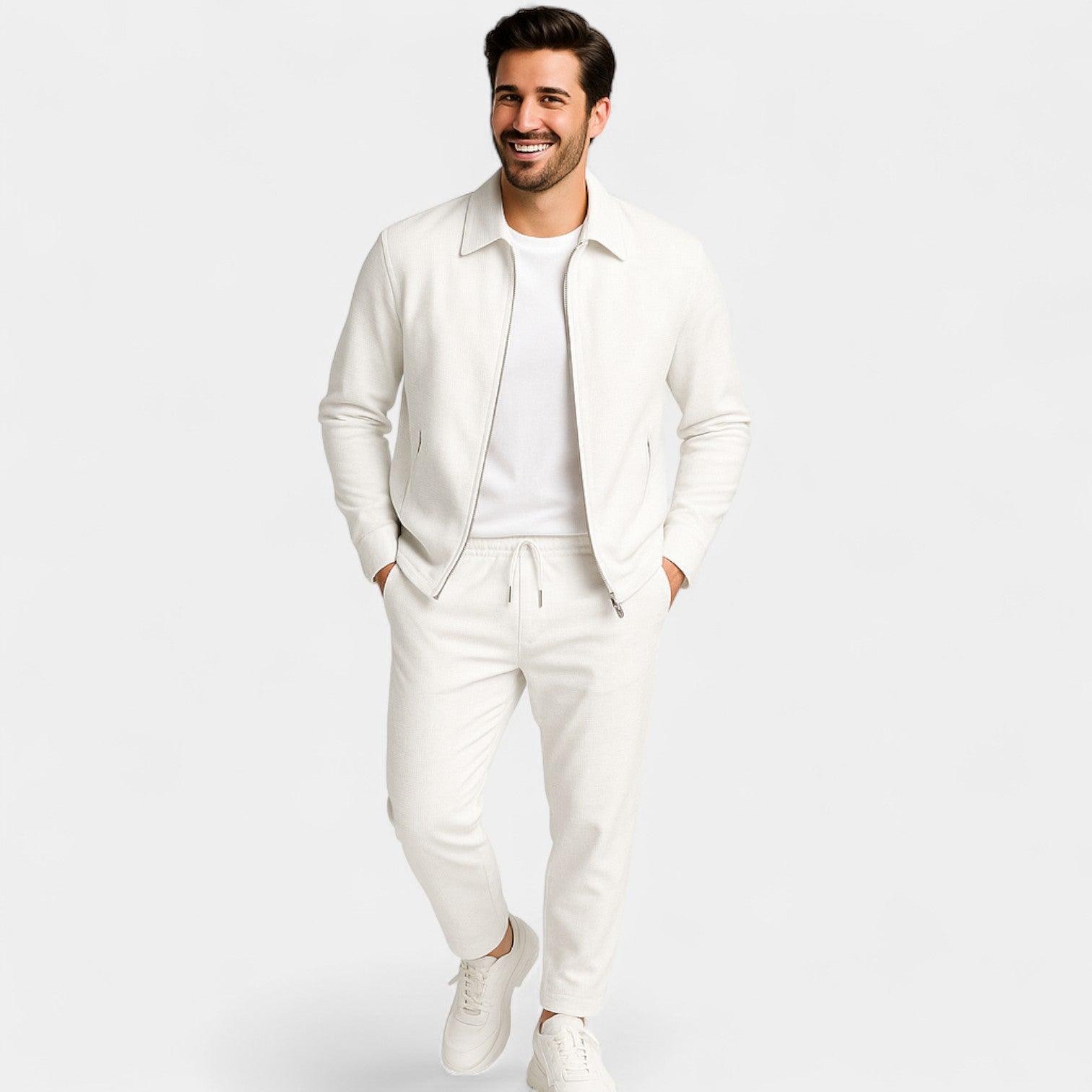 SLIM COTTON SUIT FOR MEN
