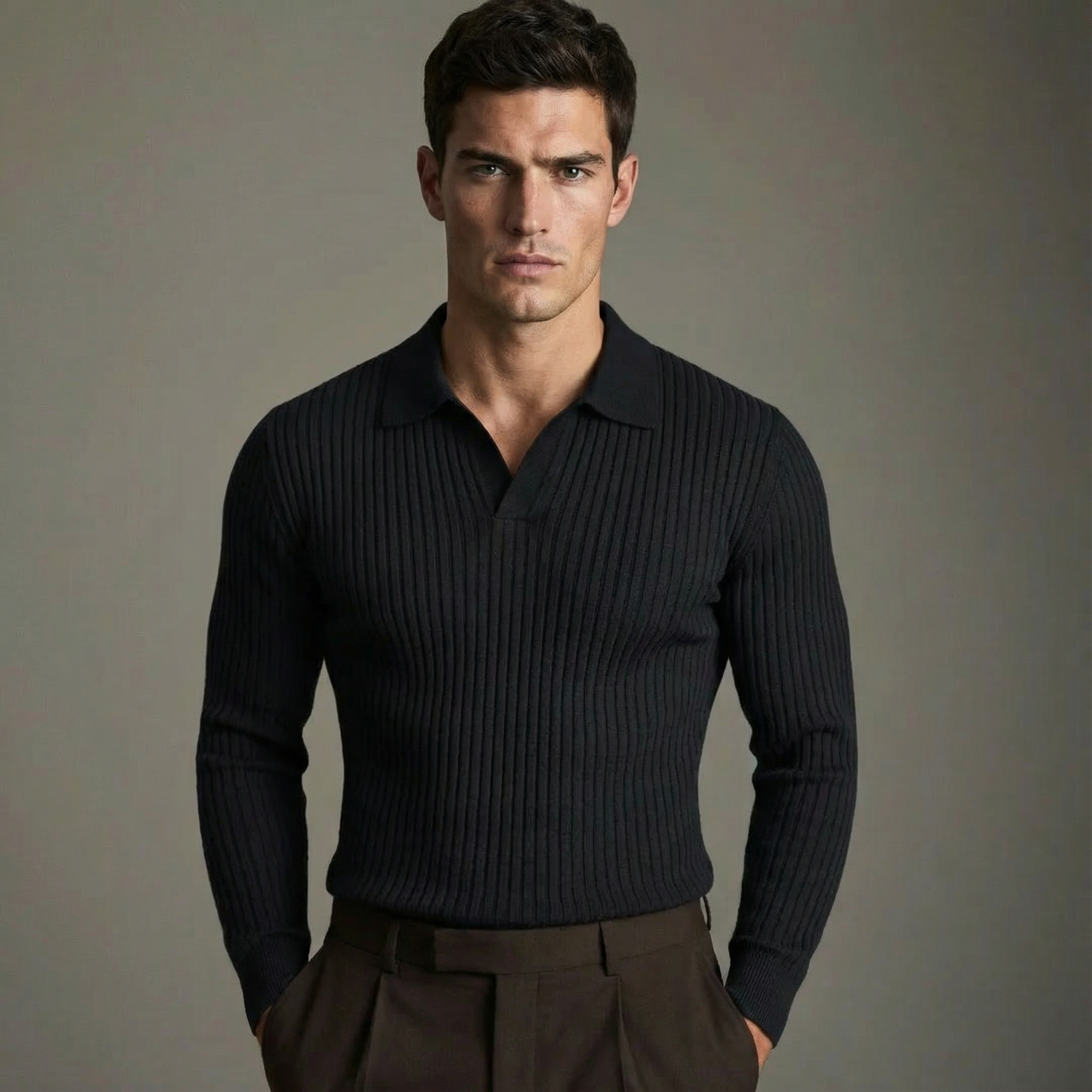 WENTWORTH LONDON | OPEN COLLAR SHIRT FOR MEN