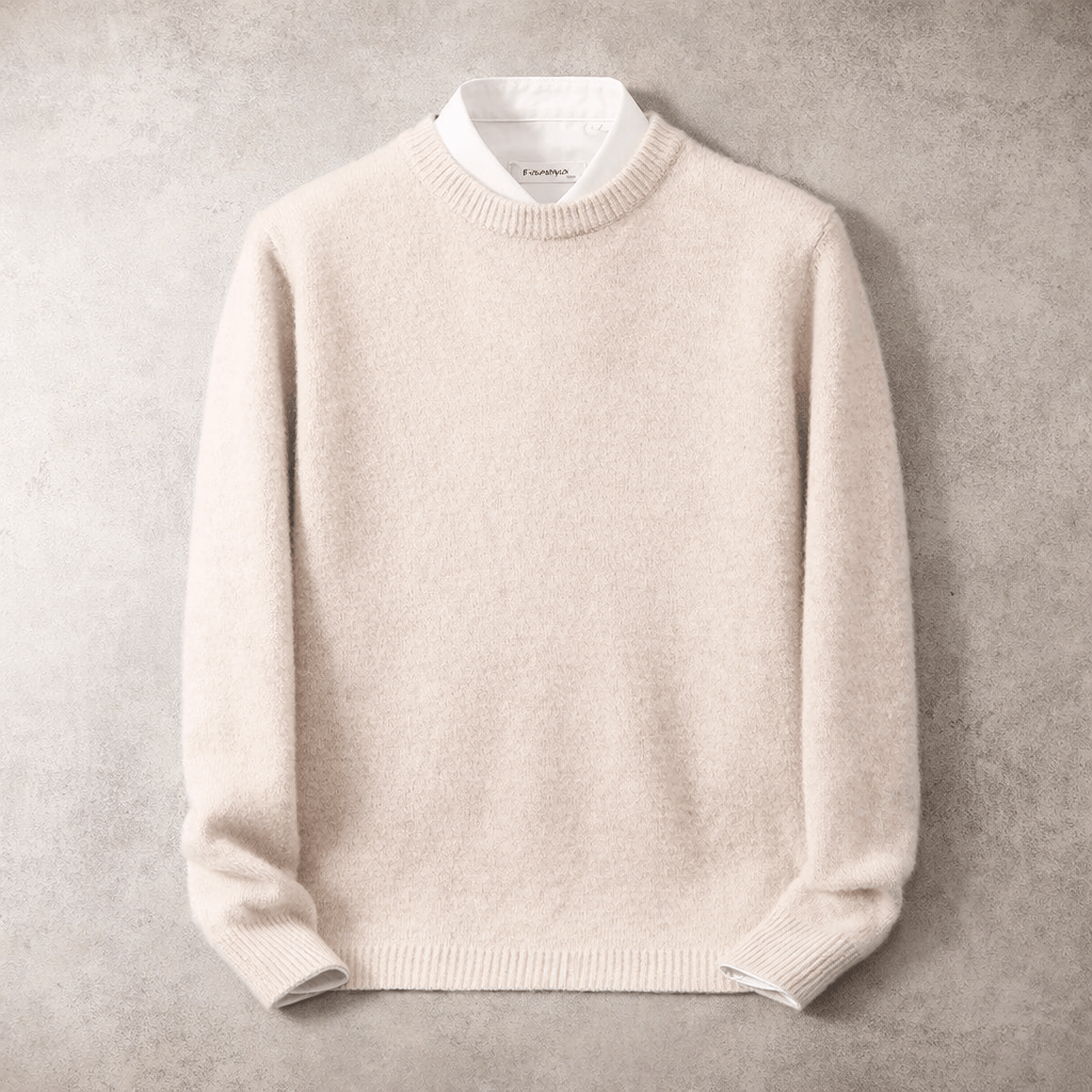 COTTON WOOL CREWNECK FOR MEN