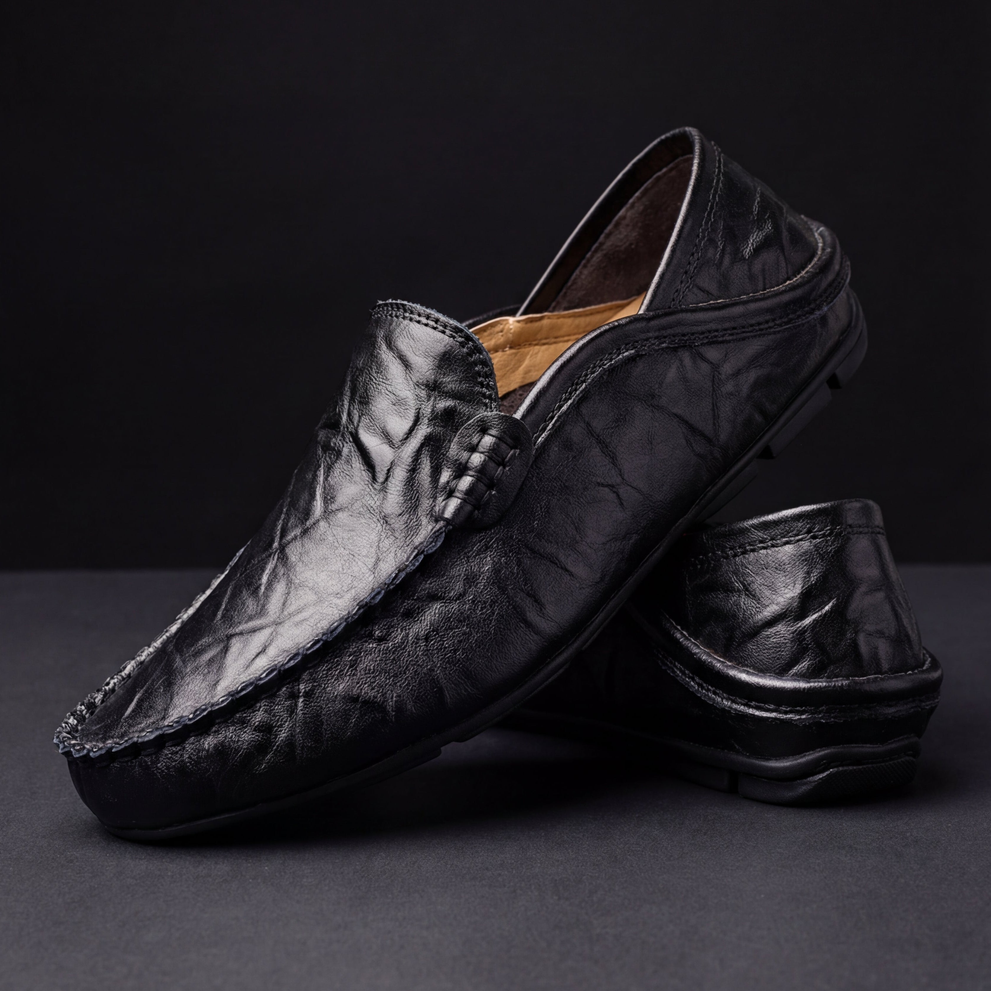 SLIP-ON MOCCASINS FOR MEN