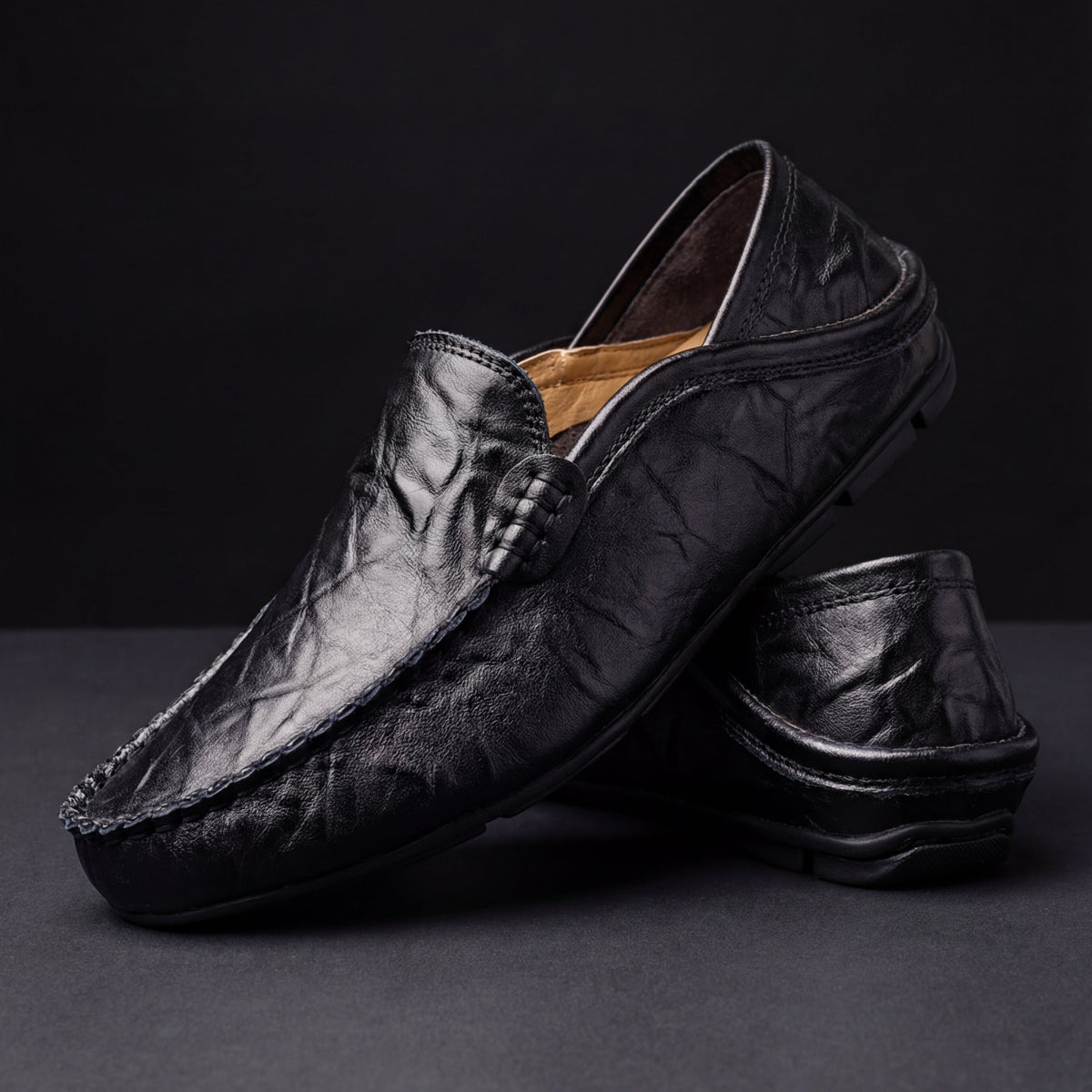 CUSHIONED CLASSIC LOAFERS FOR MEN