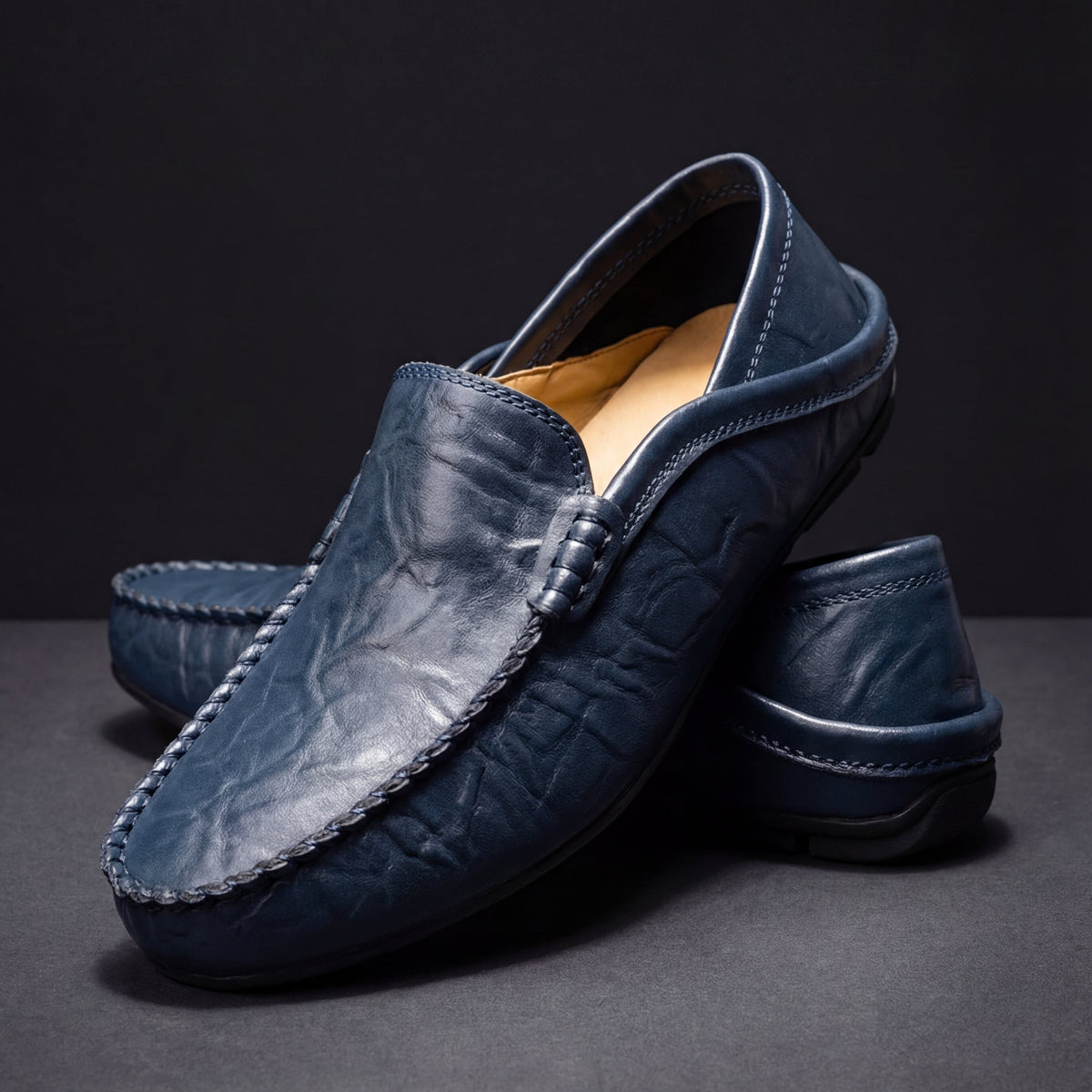 CUSHIONED CLASSIC LOAFERS FOR MEN