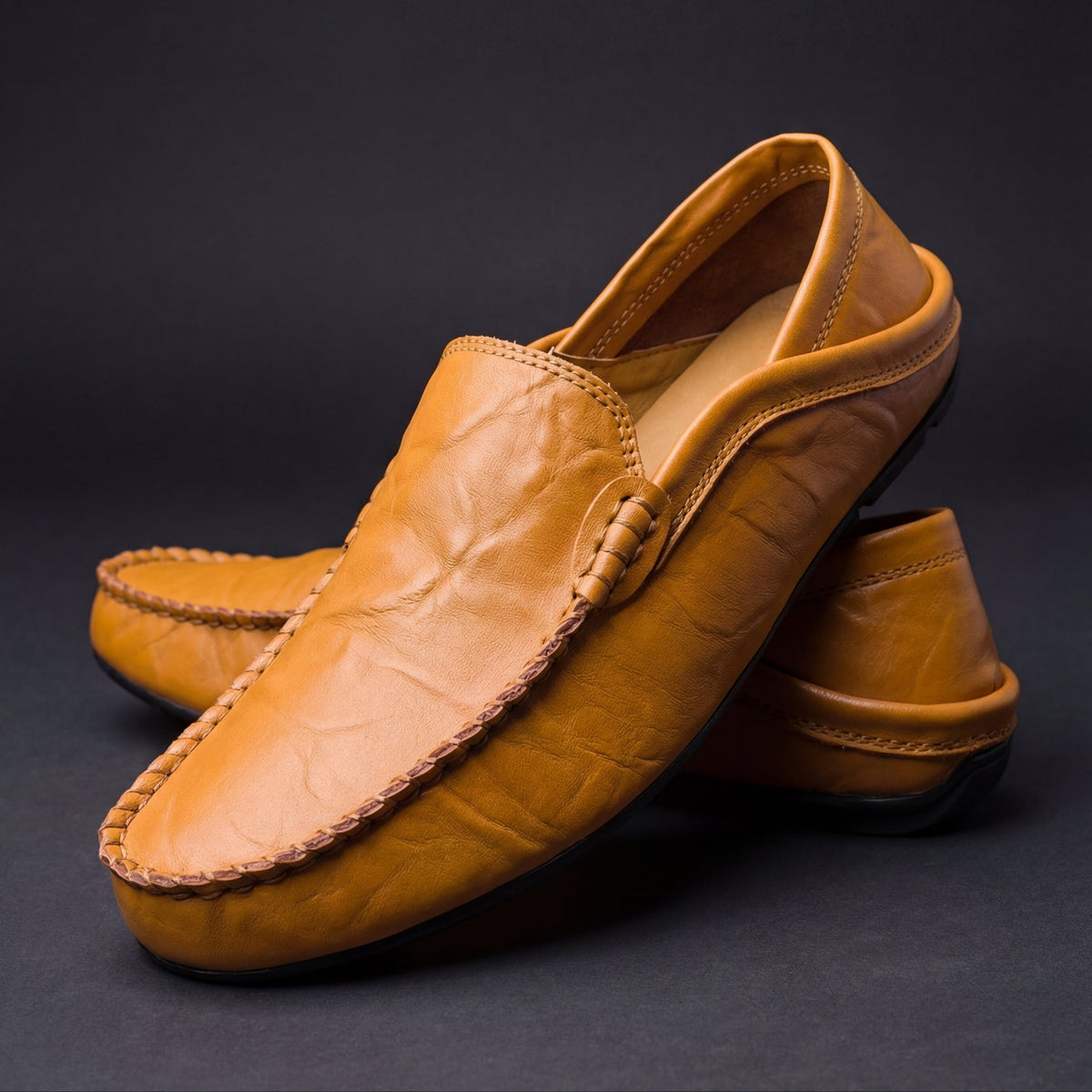CUSHIONED CLASSIC LOAFERS FOR MEN