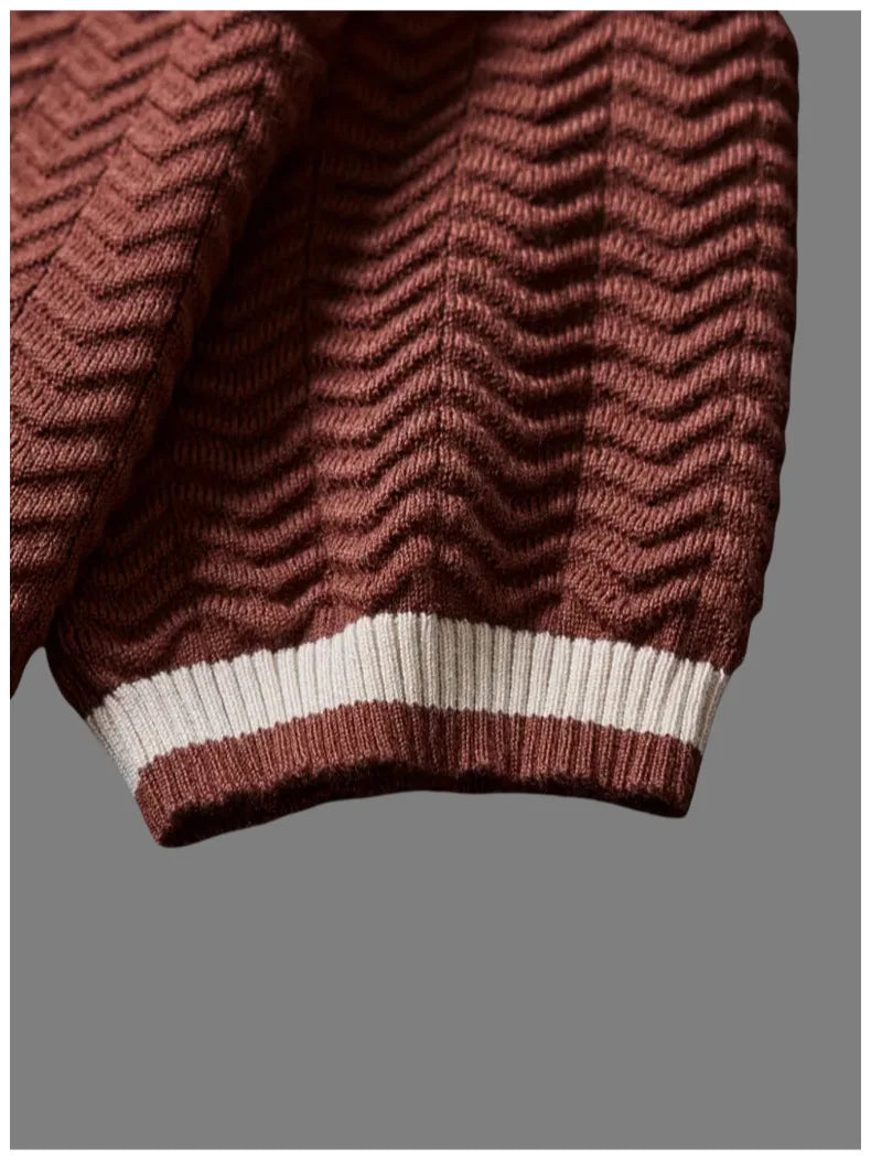 TEXTURED KNIT T-SHIRT FOR MEN