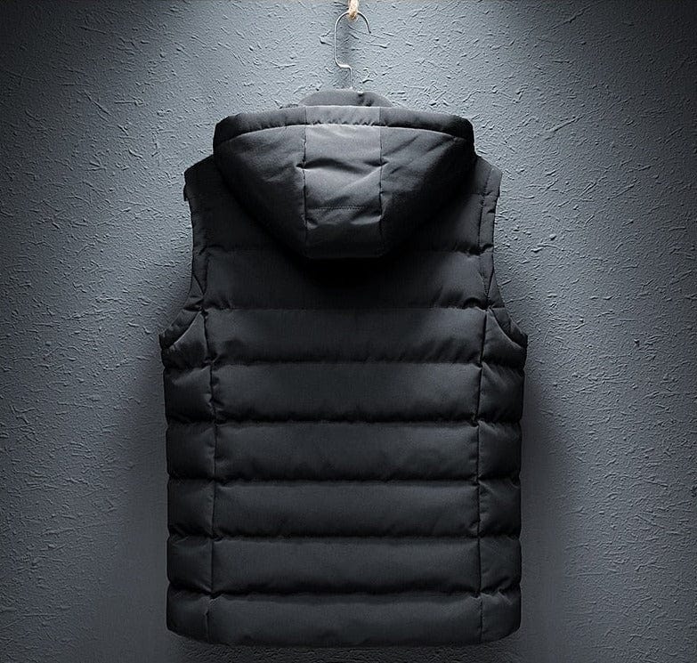 QUILTED SLEEVELESS VEST FOR MEN