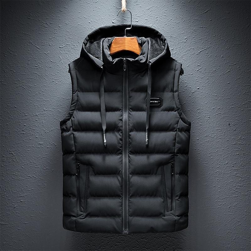 QUILTED SLEEVELESS VEST FOR MEN