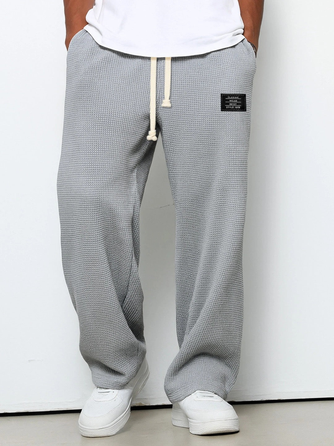 RELAXED DRAWSTRING TROUSERS FOR MEN