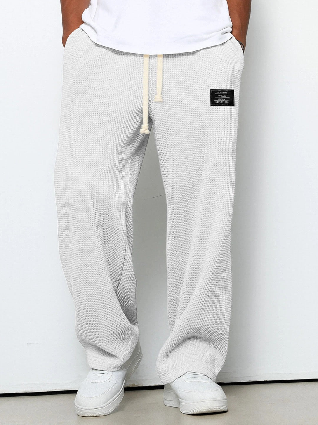 RELAXED DRAWSTRING TROUSERS FOR MEN