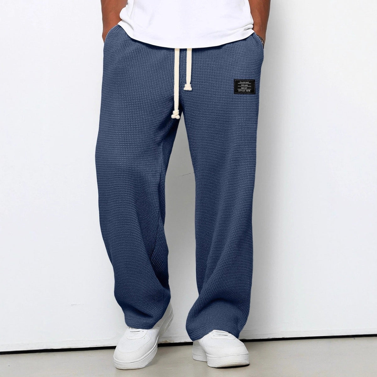 RELAXED DRAWSTRING TROUSERS FOR MEN