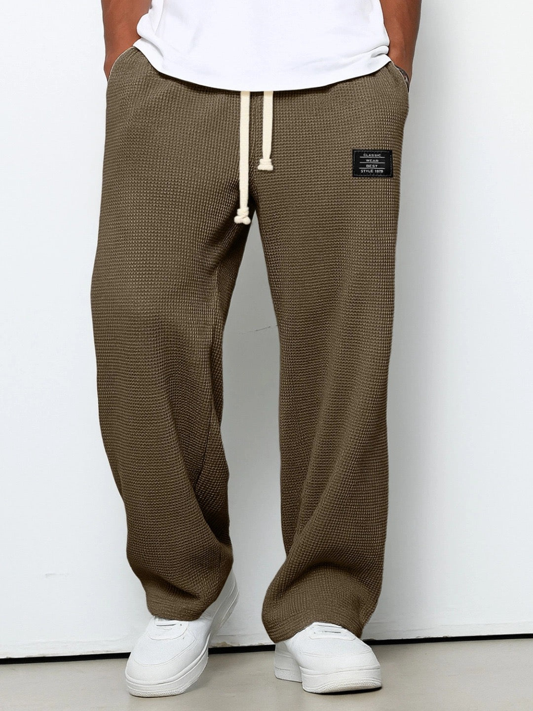 RELAXED DRAWSTRING TROUSERS FOR MEN