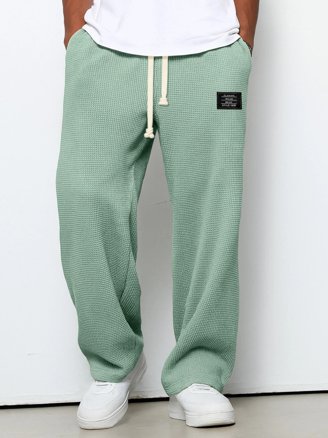 RELAXED DRAWSTRING TROUSERS FOR MEN