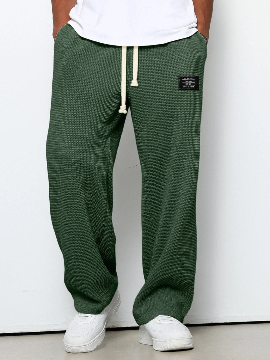 RELAXED DRAWSTRING TROUSERS FOR MEN