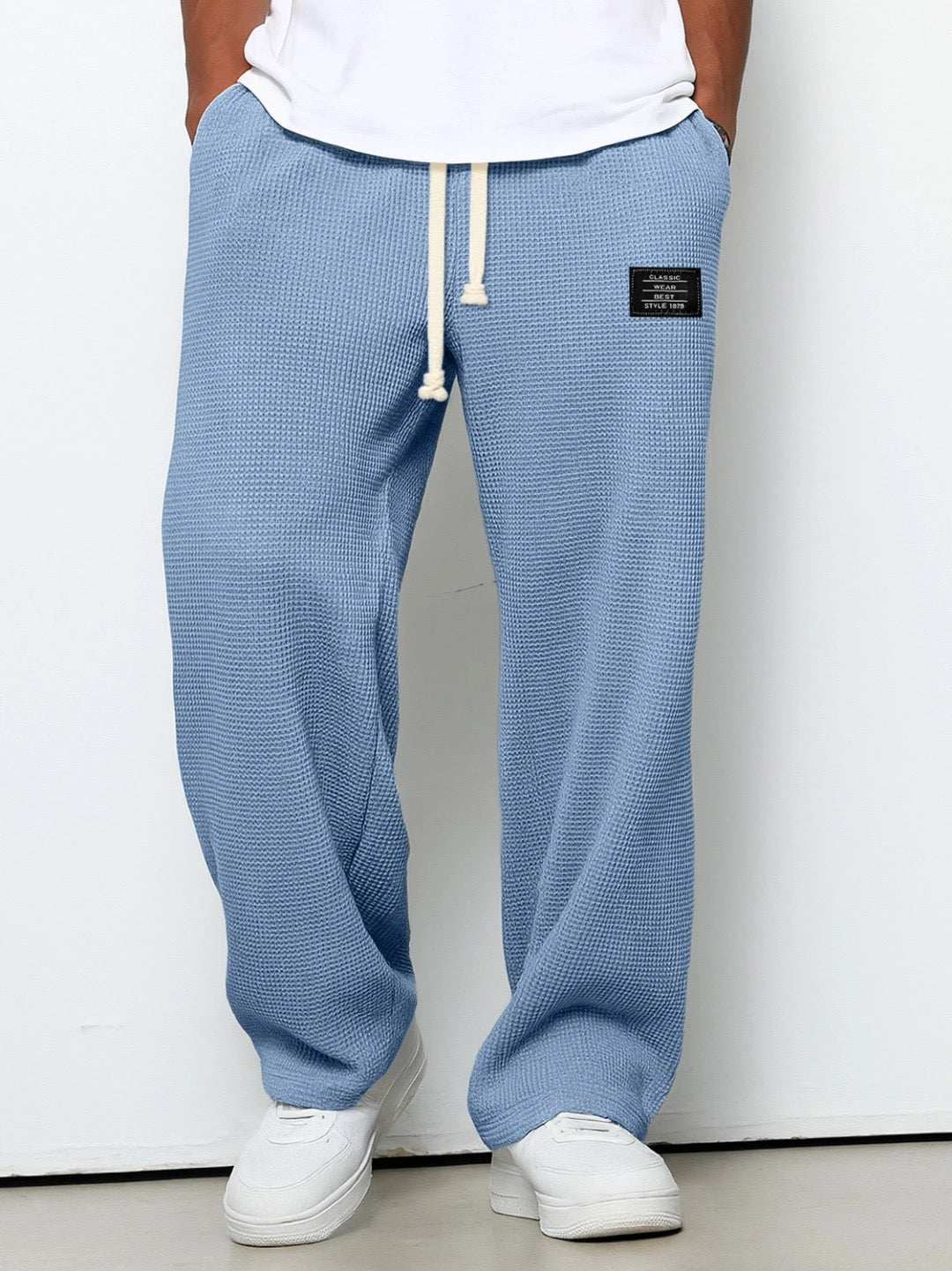 RELAXED DRAWSTRING TROUSERS FOR MEN