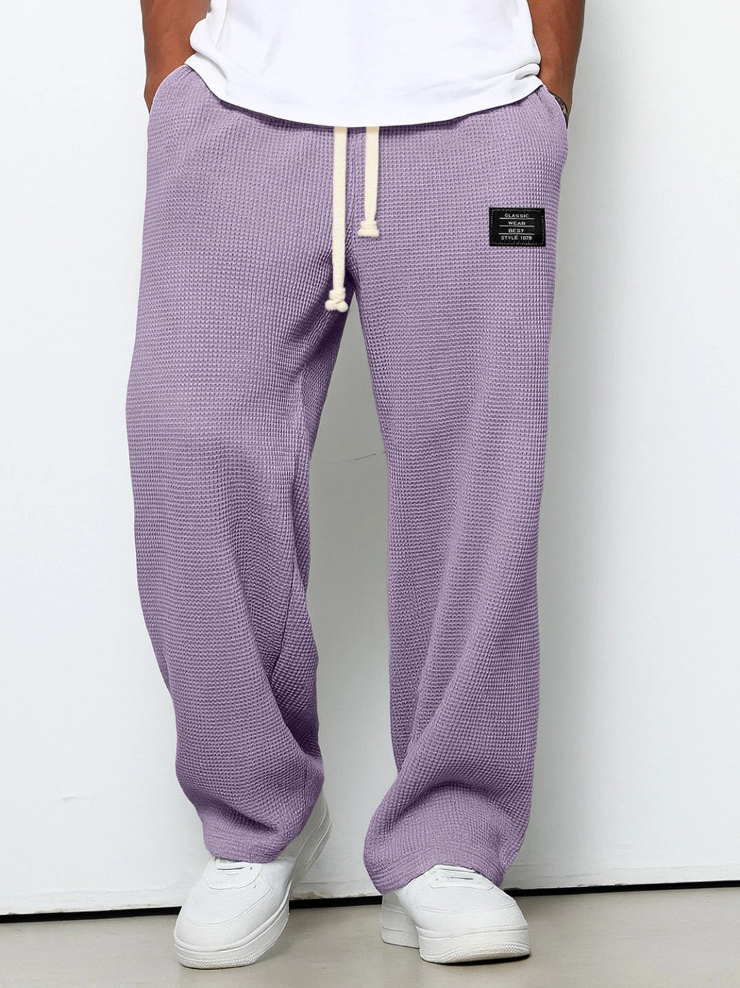 RELAXED DRAWSTRING TROUSERS FOR MEN