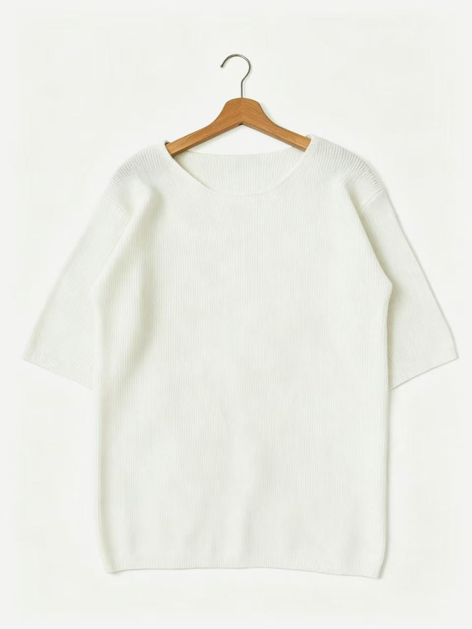 TEXTURED KNIT PULLOVER FOR MEN