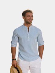 STRUCTURED WEAVE SHIRT FOR MEN