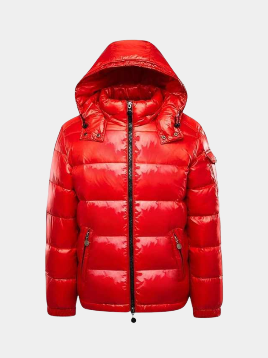 HOODED QUILTED JACKET FOR MEN