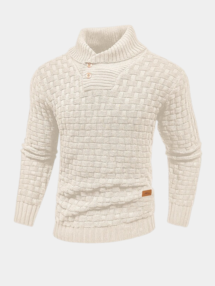TEXTURED THERMAL SWEATER FOR MEN