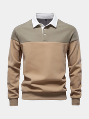 COLLARED POLO SWEATER FOR MEN