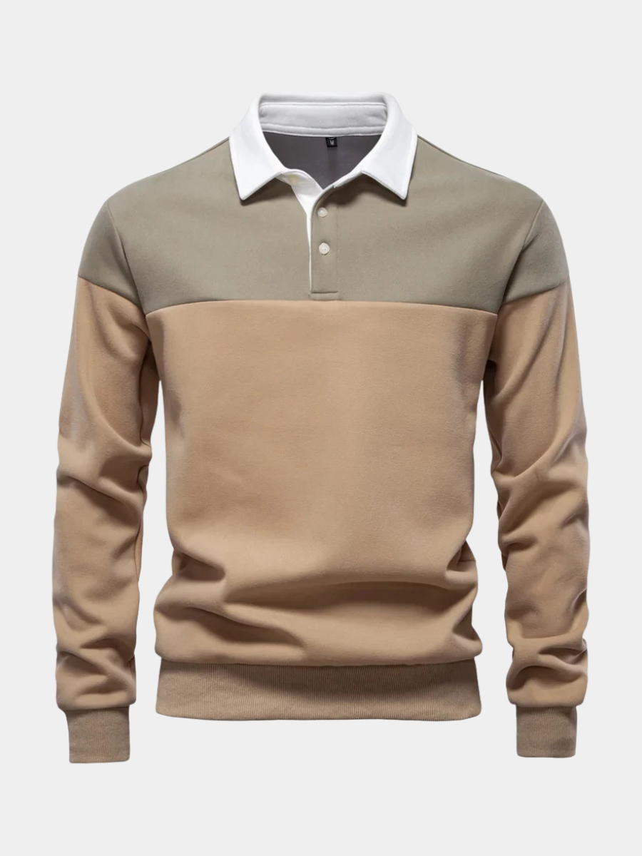 COLLARED POLO SWEATER FOR MEN