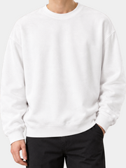 RELAXED CREW NECK SWEATER FOR MEN