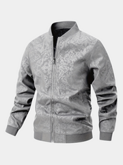 PHOENIX PRINT BOMBER JACKET FOR MEN