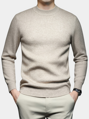RIB KNIT HIGH NECK SWEATER FOR MEN