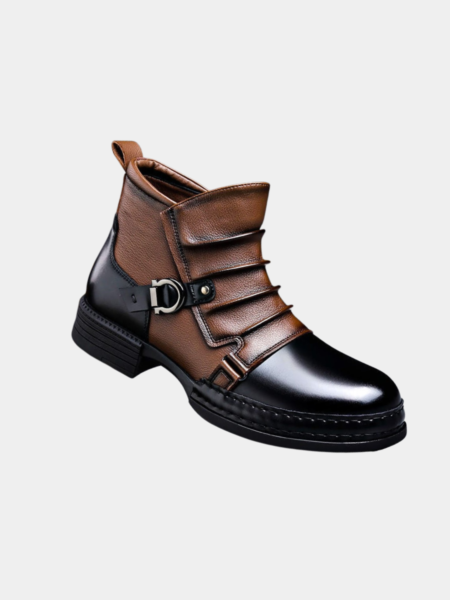 RUCHED ANKLE BOOTS FOR MEN