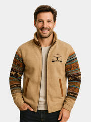 COLORBLOCK HOODED VEST FOR MEN