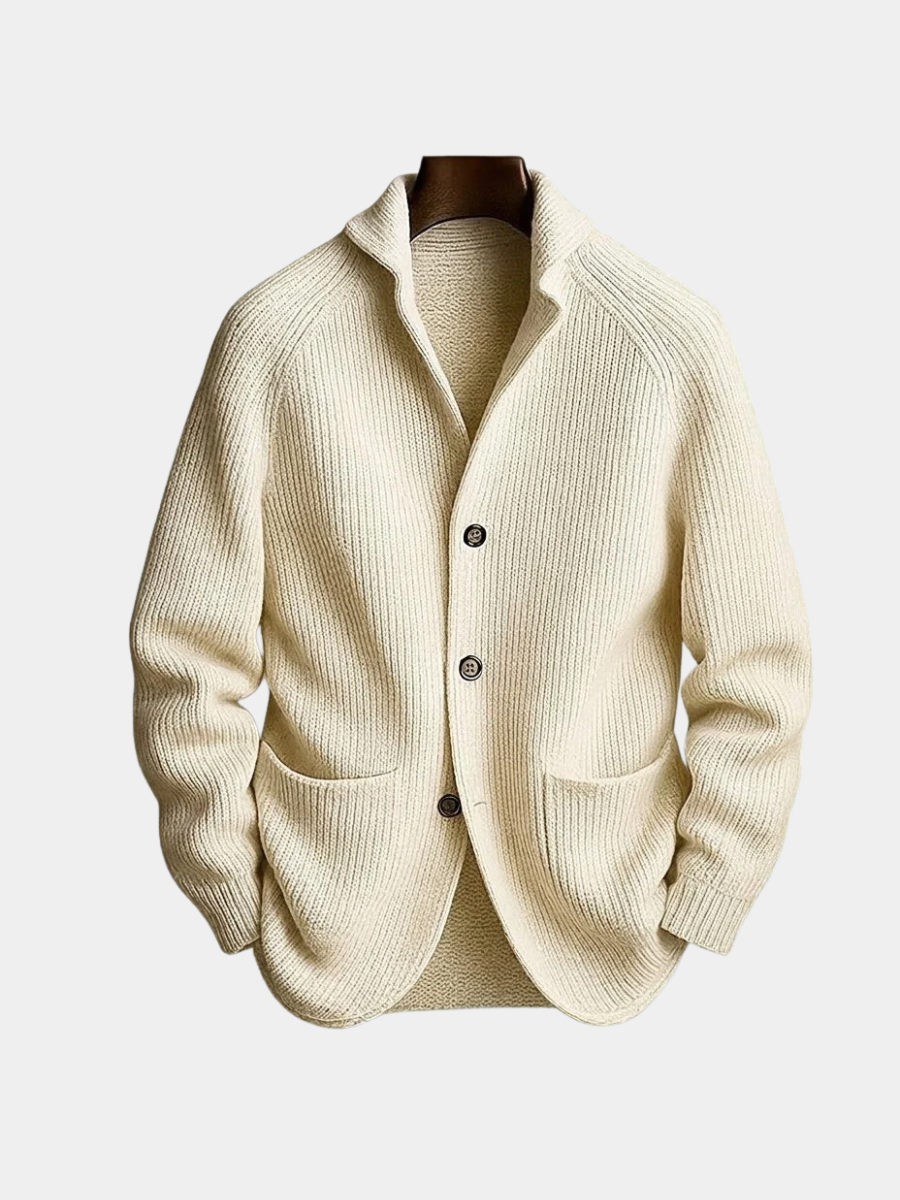 SHAWL COLLAR KNIT CARDIGAN FOR MEN