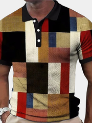 CHECKERED POLO SHIRT FOR MEN