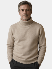 TEXTURED TURTLENECK KNIT FOR MEN