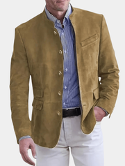 BRUSHED SUEDE JACKET FOR MEN
