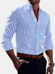 VERTICAL STRIPED SHIRT FOR MEN