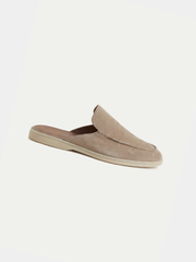 OPEN-BACK SUEDE MULES FOR MEN