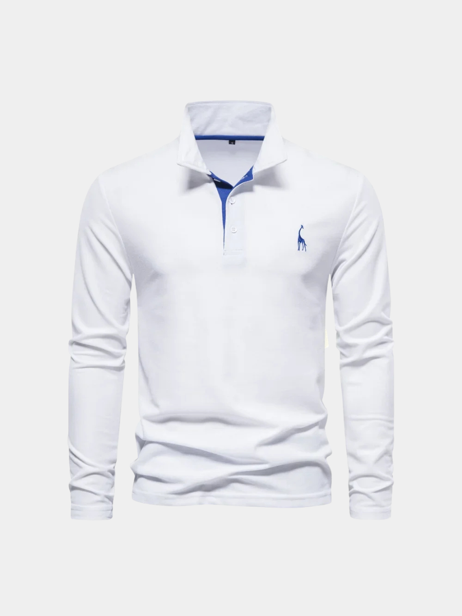 LONG SLEEVE POLO SHIRT FOR MEN