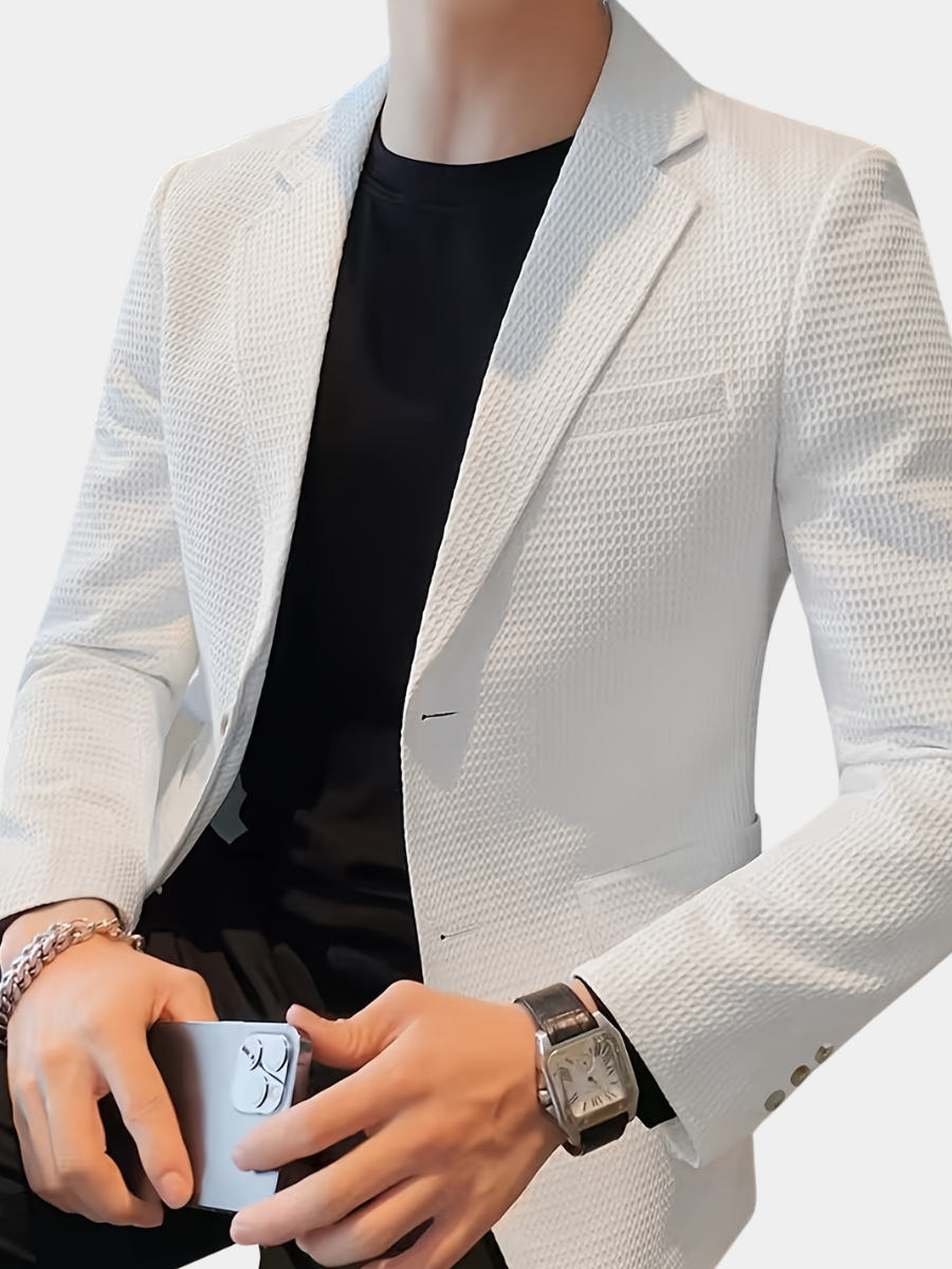 WAFFLE BLAZER FOR MEN