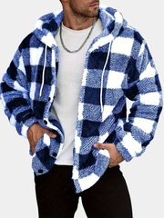 COLOURBLOCK HOODED JACKET FOR MEN